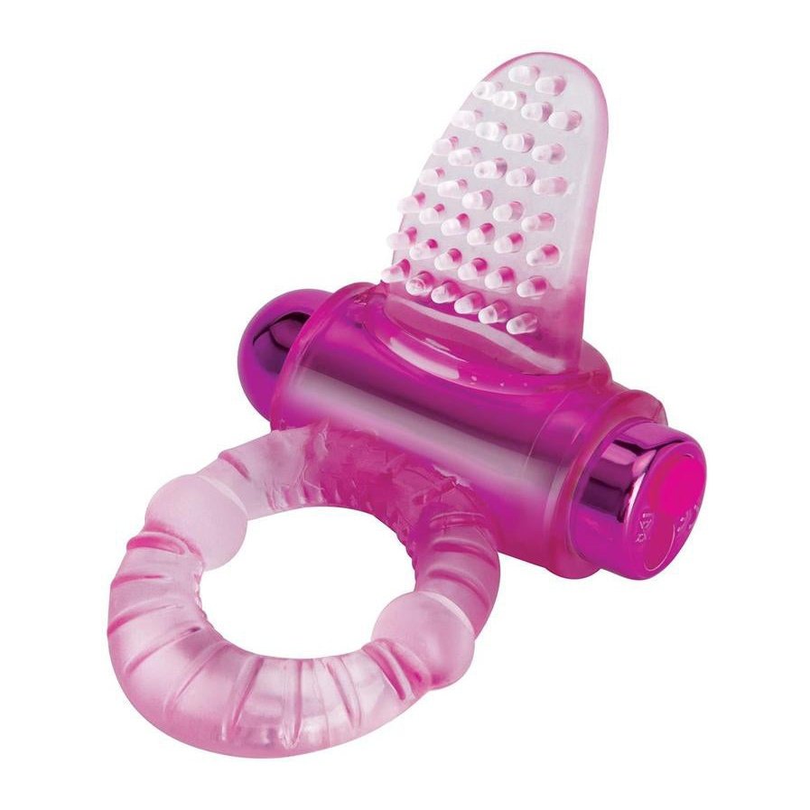 Bodywand Rechargeable Lick It Pleasure Ring - Pink X-BW1502