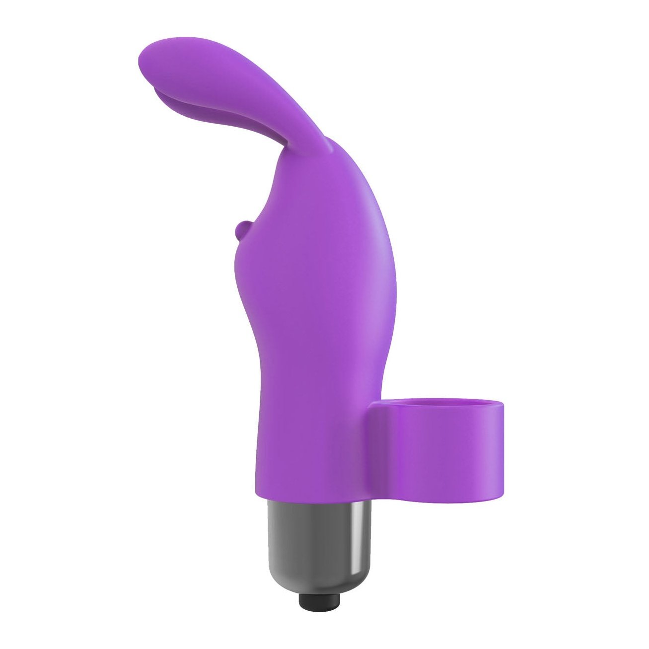 The 9's Flirt Finger Bunny Finger Vibrator - Purple ICB2669-2