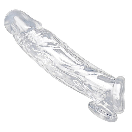 Realistic Clear Penis Enhancer and Ball Stretcher SM-AF697